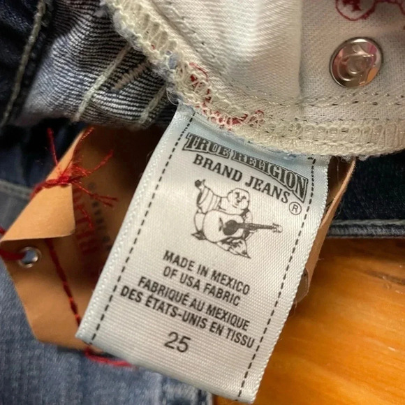 True Religion Skinny Heritage Jeans  Size 25 - Picture 10 of 14